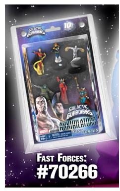 MARVEL HEROCLIX - GALACTIC GUARDIANS ANNIHILATORS FAST FORCES 6-PACK