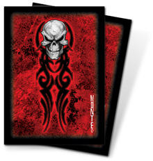 DECK PROTECTOR TRIBAL SKULL (50) (ARTE MONTE MOORE)