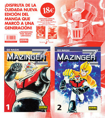 PACK ESPECIAL MAZINGER Z vols. 1 y 2