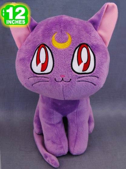 SAILOR MOON PELUCHE GATA LUNA 30CM