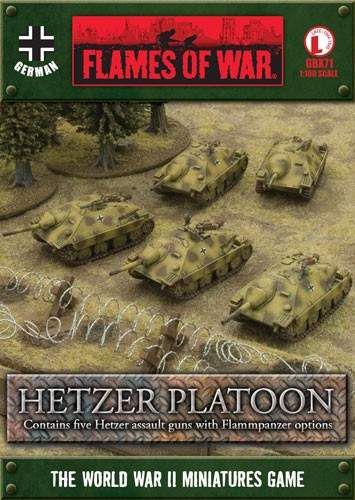 FOW HETZER PLATOON (WITH FLAMMPANZER OPTION)