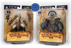 PACK MERCHAN KRATOS Y HERCULES FIGURA 18 CM GOD OF WAR SERIE 1