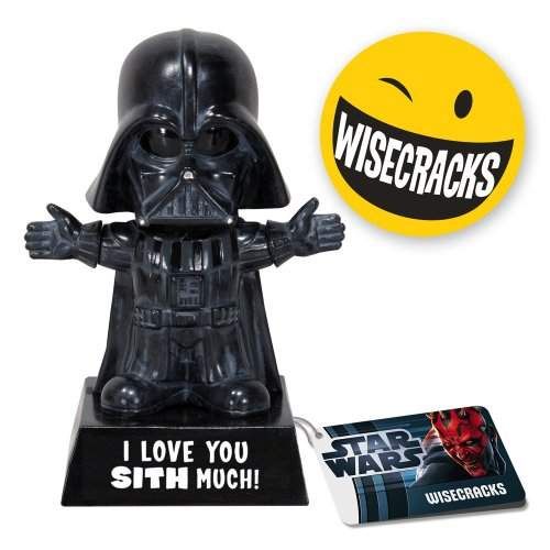 DARTH VADER #2CABEZON SARCASMO 15 CM WISECRACKS STAR WARS. I LOVE YOU