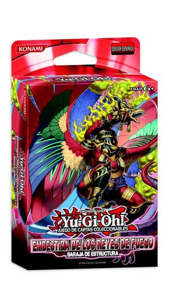 YU-GI-OH: EMBESTIDA DE LOS REYES DE FUEGO BARAJA