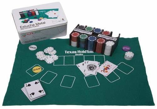 POKER CAJA METAL REAL MADRID 200 FICHAS