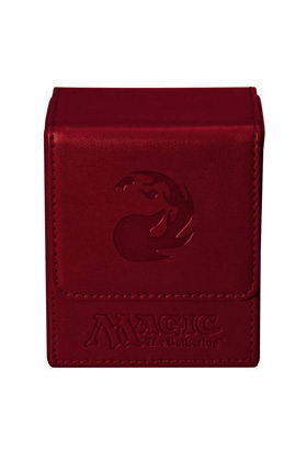 DECK BOX ULTRA PRO MAGIC MANA FLIP MANA ROJO CIERRE MAGNETICO