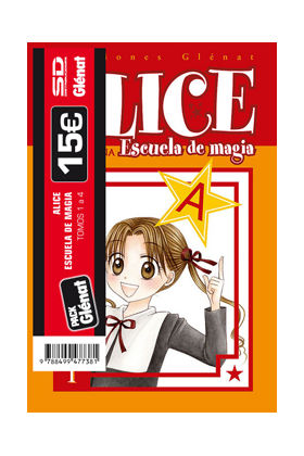 PACK GLENAT: ALICE ESCUELA DE MAGIA (VOLS.1 A 4)