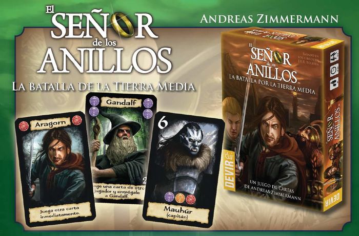 EL SE�OR DE LOS ANILLOS CARTAS MINI
