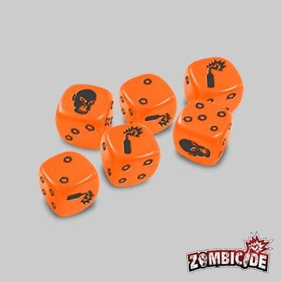 ZOMBICIDE: DADOS NARANJA