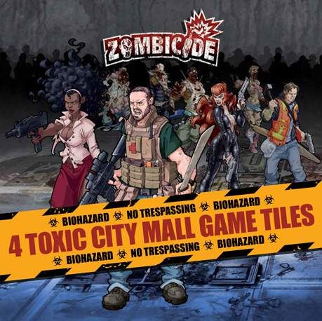 ZOMBICIDE: TOXIC CITY MALL GAME TILES