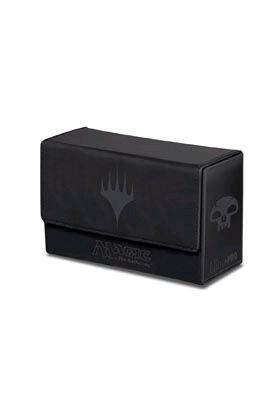 DECK BOX MAGIC DUAL FLIP TOP - MANA NEGRO - CIERRE MAGNETICO