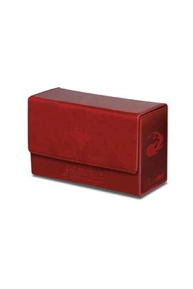 DECK BOX MAGIC DUAL FLIP TOP - MANA ROJO - CIERRE MAGNETICO