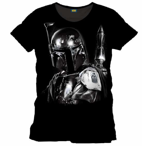 STAR WARS CAMISETA SILVER BOBA FETT XL