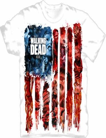 THE WALKING DEAD CAMISETA AMERICAN GORE M