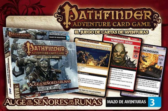 Portada de PATHFINDER ADVENTURE CARD GAME: MAZO DE AVENTURAS 3