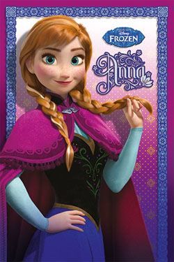 FROZEN: EL REINO DE HIELO POSTER 61 x 91 CM ANNA