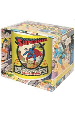 SUPERMAN TAZA COMIC BOOK