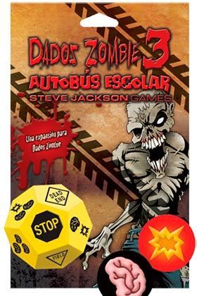 DADOS ZOMBIE 3: AUTOBUS ESCOLAR