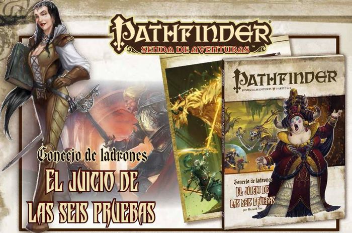 Portada de PATHFINDER JDR CONCEJO DE LADRONES 2: EL JUICIO DE LAS SEIS PRUEBAS