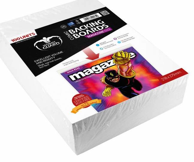 Portada de ULTIMATE GUARD COMIC BACKING BOARDS MAGAZINE SIZE (100)