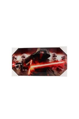 STAR WARS EPISODIO VII POSTER DE VIDRIO 30x60 CM KYLO Y STORMTROOPERS