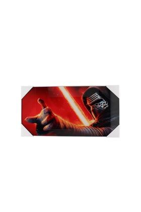 STAR WARS EPISODIO VII POSTER DE VIDRIO 30x60 CM KYLO REN ROSTRO