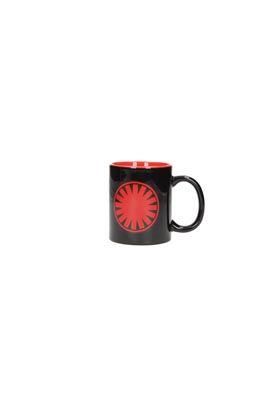 STAR WARS EPISODIO VII TAZA NEGRA-ROJA CERAMICA FIRST ORDER SIMBOLO