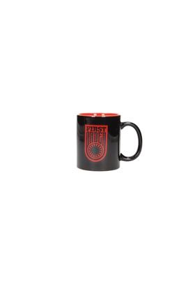 STAR WARS EPISODIO VII TAZA NEGRA-ROJA CERAMICA FIRST ORDER SIMBOLO Y LOGO