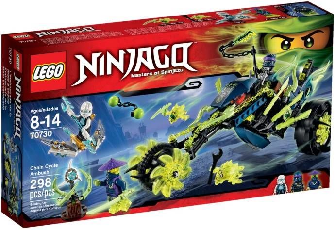 LEGO NINJAGO EMBOSCADA EN LA MOTO ENCADENADA