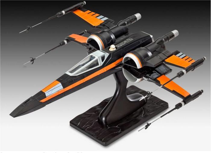 STAR WARS EPISODIO VII MAQUETA EASYKIT POE
S X-WING FIGHTER 25 CM