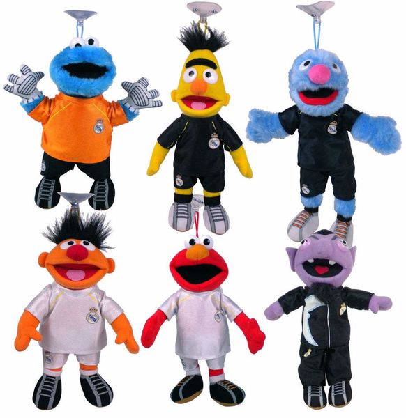 BARRIO SESAMO PELUCHE 22CM VESTIDO REALMADRID