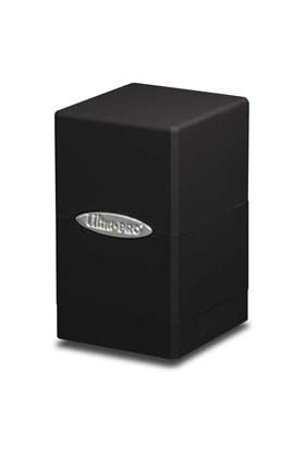 DECK BOX ULTRA PRO SATIN TOWER BLACK (NEGRO)