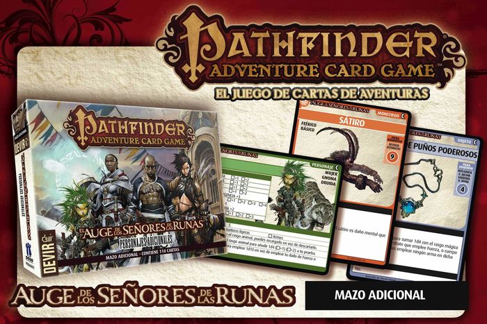 PATHFINDER ADVENTURE CARD GAME: MAZO PERSONAJES ADICIONALES