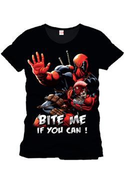 DEADPOOL CAMISETA BITE ME IF YOU CAN! T-S