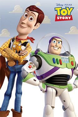 TOY STORY POSTER WOODY & BUZZ 61 x 91 CM