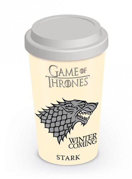 JUEGO DE TRONOS TAZA DE VIAJE STARK