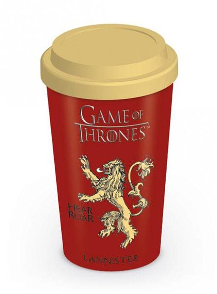 JUEGO DE TRONOS TAZA DE VIAJE LANNISTER