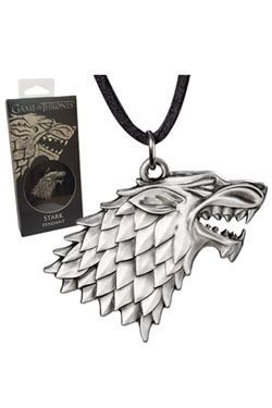 JUEGO DE TRONOS COLGANTE CON COLLAR STARK SIGIL COSTUME