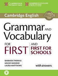 Grammar And Vocabulary For First And First For Schools Book