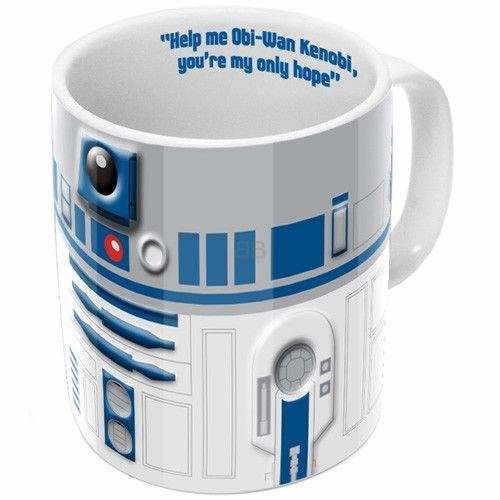 STAR WARS TAZA CERAMICA 2D R2-D2