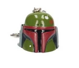 STAR WARS LLAVERO MOSQUETON 4 CM CASCO 3D BOBA FETT