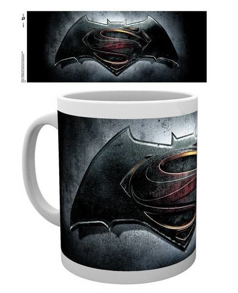 BATMAN VS SUPERMAN DAWN OF JUSTICE TAZA LOGO