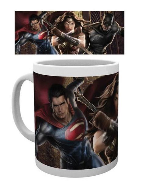 BATMAN VS SUPERMAN DAWN OF JUSTICE TAZA TRIO ACTION