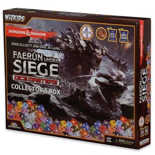 D&D DICE MASTERS FAERUM UNDER SIEGE COLLECTOR BOX