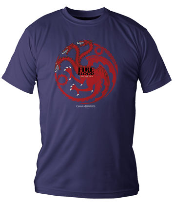 FIRE AND BLOOD TARGARYEN CAMISETA CHICO T-XL GAME OF THRONES