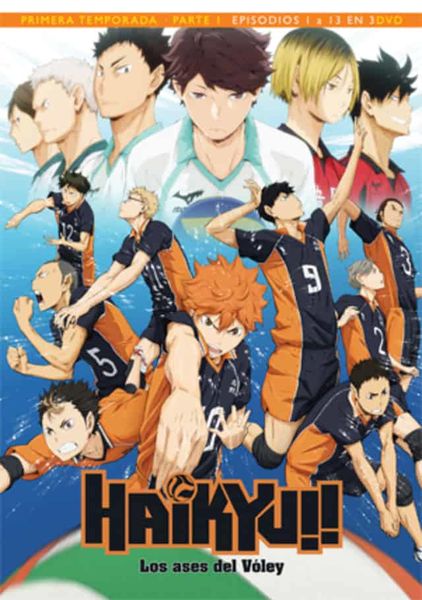 HAIKYU!! LOS ASES DEL VOLEY TEMP 1 PARTE 1 (3 DVD)