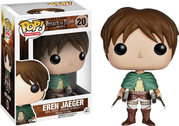 EREN JAEGER FIGURA 10 CM VINYL POP ATTACK ON TITAN