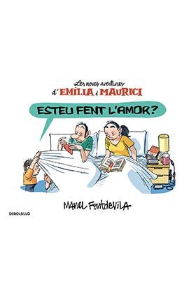 Portada de ESTEU FENT L' AMOR? (LES NOVES AVENTURES DE EMILIA I MAURICI) (COMIC) (CATALAN)