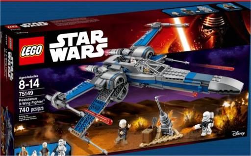 LEGO STAR WARS EPISODIO VII RESISTANCE X-WING FIGHTER