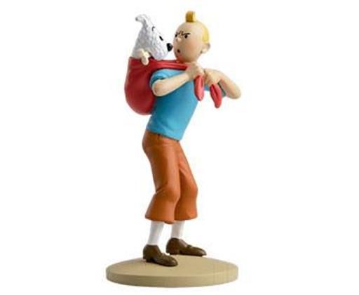 FIGURAS DE TINTIN: LA COLECCION OFICIAL #39 TINTIN CON MILU A CUESTAS